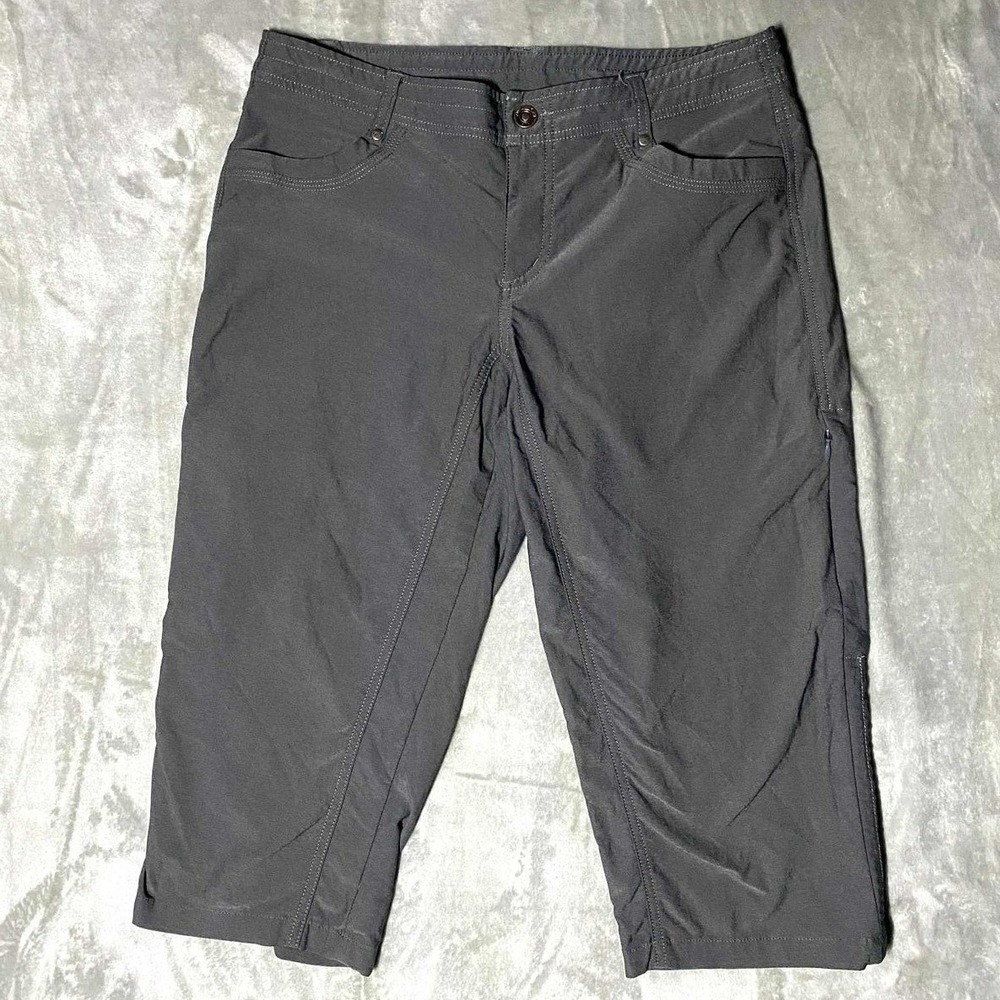 Kuhl Gray Hiking Capri Pants Womens Size‎ 8 Outdoor Active Casual
